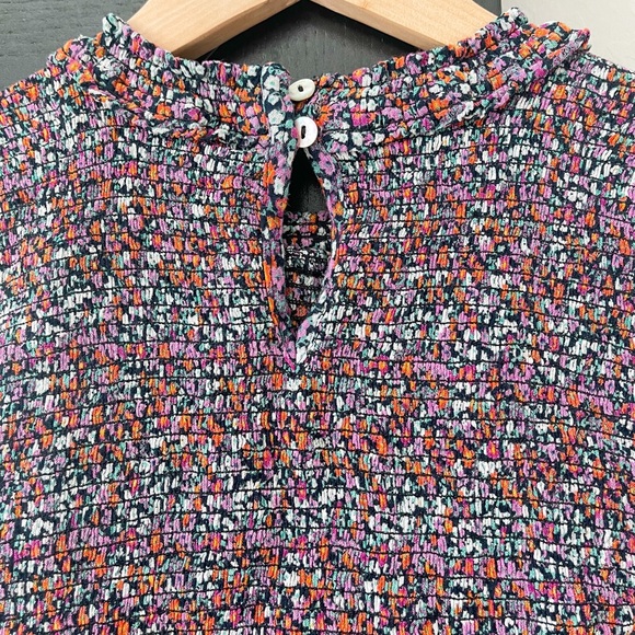 Patrons of Peace Floral Smocked Longsleeve Top - Picture 5 of 9